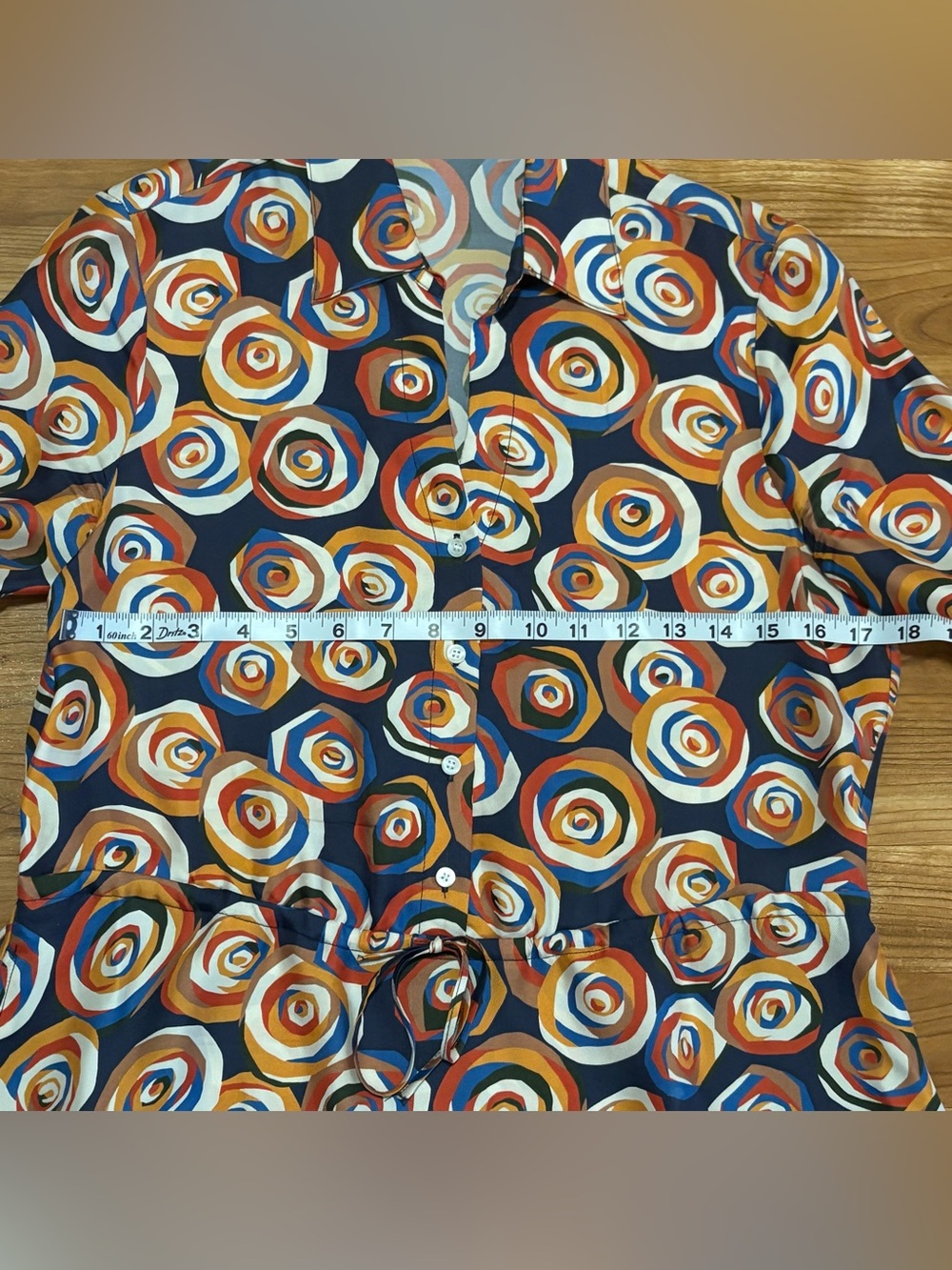 J. McLaughlin Mollie Silk-Blend Midi Shirt Dress Women's XS Quiet Luxury - Picture 9 of 11